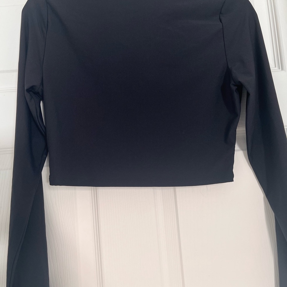 CALIA Black Ruched Rashguard - Picture 4 of 4